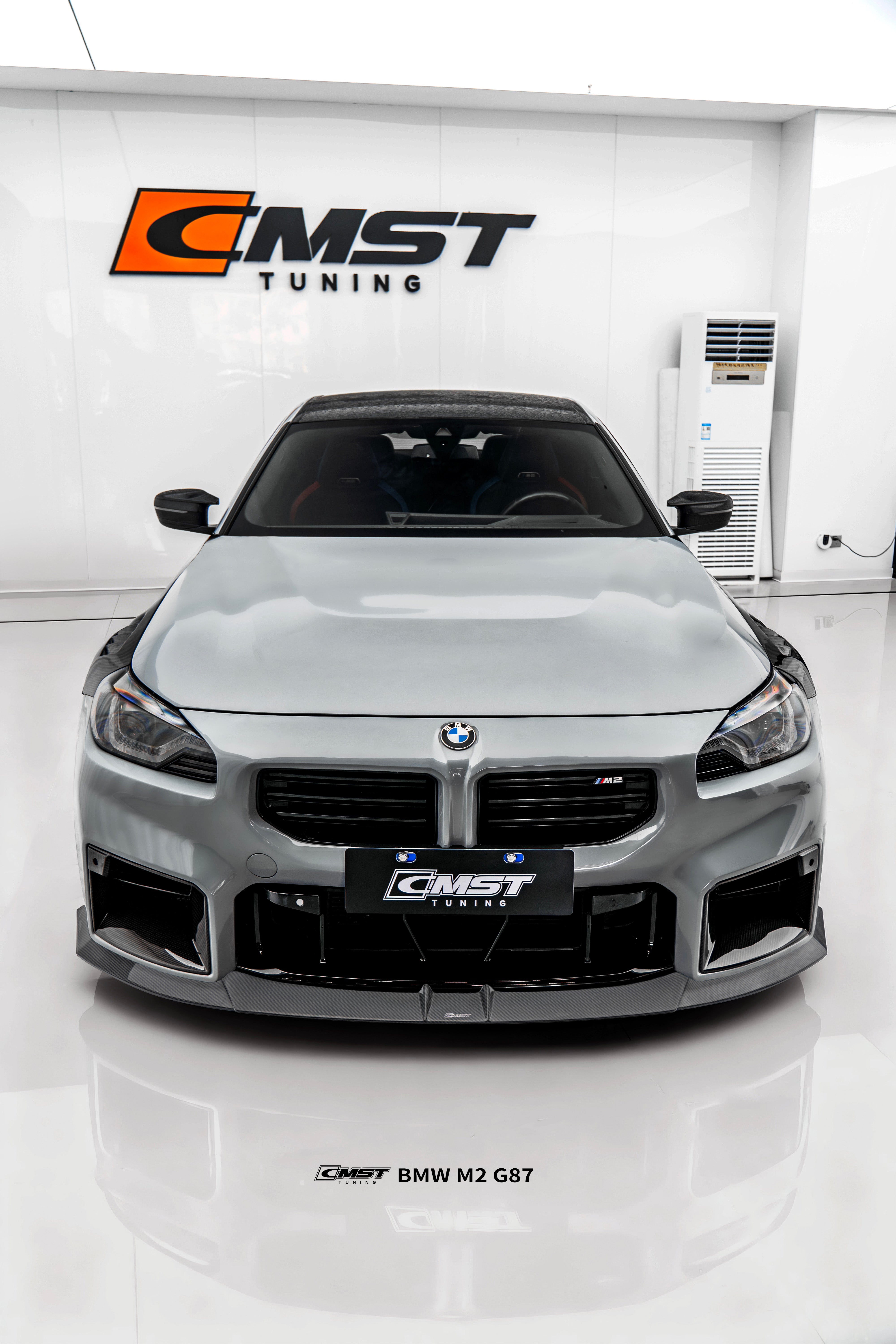 BMW M2CS M2 G87 2023-ON with Aftermarket Parts - Front Side Intake Vent Replacement Trim Dry Pre-preg Carbon Fiber / FRP from CMST Tuning