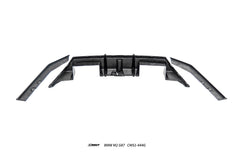BMW M2CS M2 G87 2023-ON with Aftermarket Parts - V2 Style Rear Diffuser Dry Pre-preg Carbon Fiber / FRP from CMST Tuning