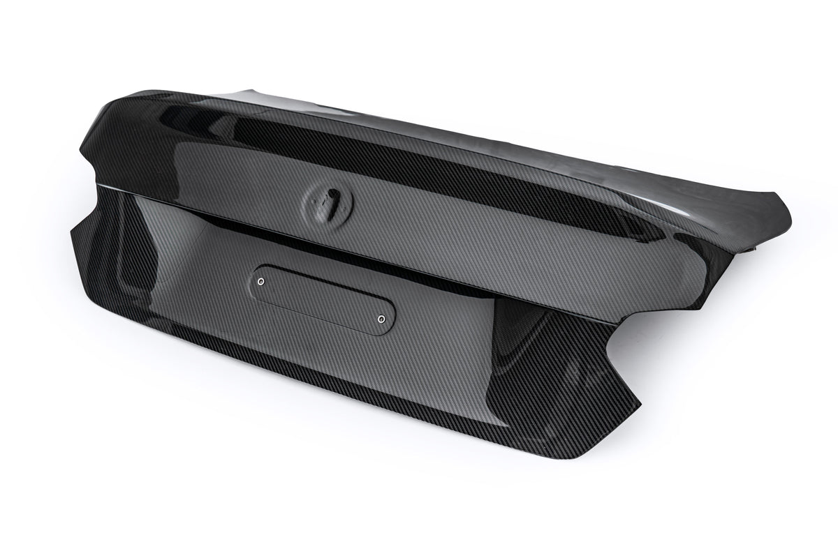 BMW M2CS M2 G87 2023-ON & 2 Series M240i 230i G42 2022-ON with Aftermarket Parts - OEM V1 Style Rear Trunk Dry Pre-preg Carbon Fiber / FRP from CMST Tuning