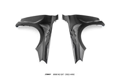 BMW M2CS M2 G87 2023-ON with Aftermarket Parts - V2 Style Front Fenders Dry Pre-preg Carbon Fiber / FRP from CMST Tuning