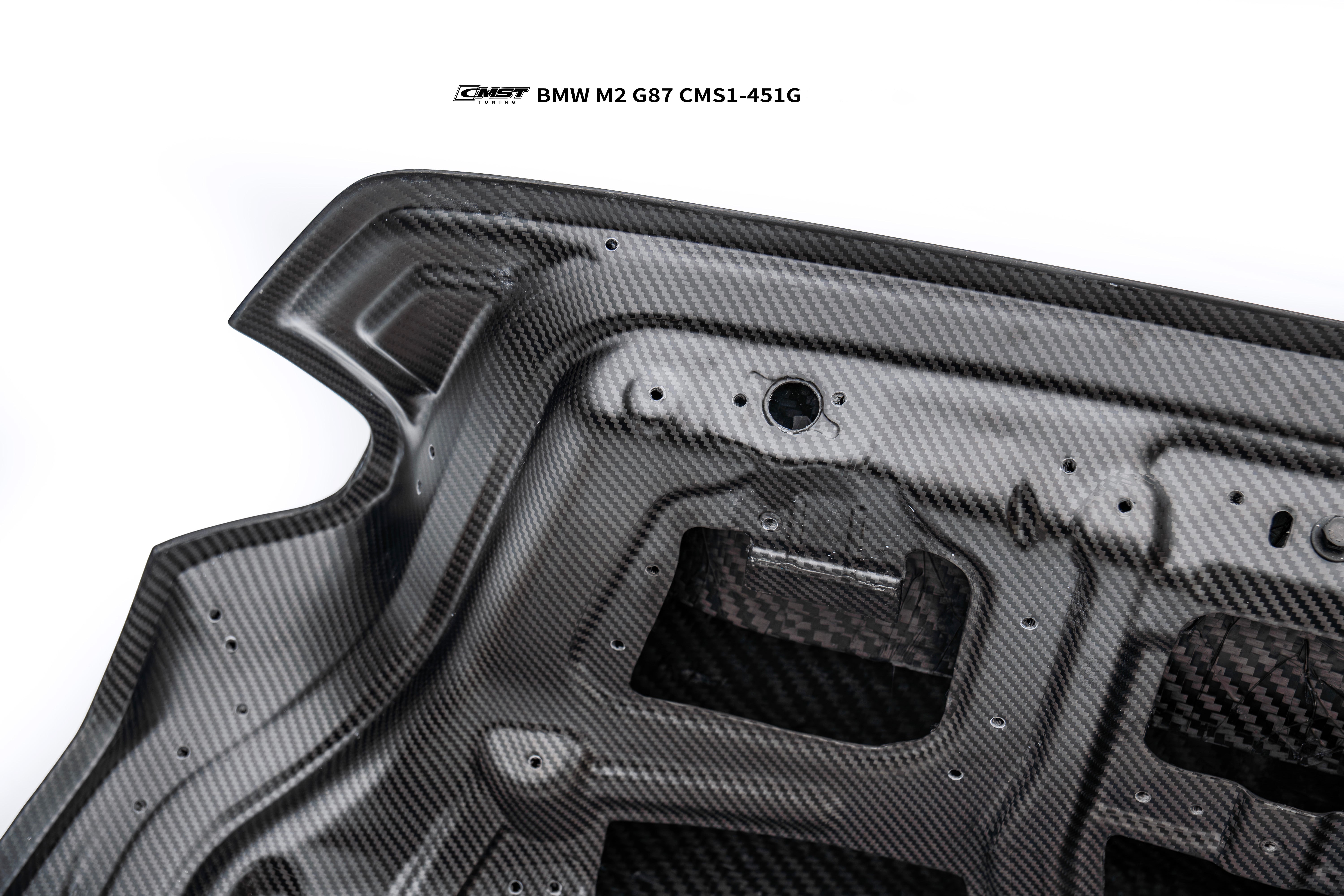 BMW M2CS M2 G87 2023-ON & 2 Series M240i 230i G42 2022-ON with Aftermarket Parts - OEM V1 Style Rear Trunk Dry Pre-preg Carbon Fiber / FRP from CMST Tuning