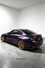 BMW M2CS M2 G87 2023-ON with Aftermarket Parts - V2 Style Rear Diffuser Dry Pre-preg Carbon Fiber / FRP from CMST Tuning
