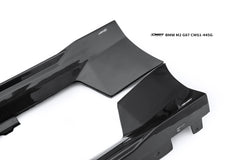 BMW M2CS M2 G87 2023-ON with Aftermarket Parts - V2 Style Side Skirts Dry Pre-preg Carbon Fiber / FRP from CMST Tuning