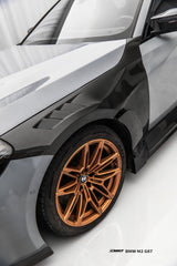 BMW M2CS M2 G87 2023-ON with Aftermarket Parts - V1 Style Front Fenders Dry Pre-preg Carbon Fiber / FRP from CMST Tuning