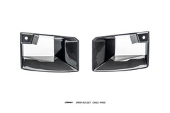 BMW M2CS M2 G87 2023-ON with Aftermarket Parts - Front Side Intake Vent Replacement Trim Dry Pre-preg Carbon Fiber / FRP from CMST Tuning