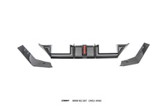 BMW M2CS M2 G87 2023-ON with Aftermarket Parts - V2 Style Rear Diffuser Dry Pre-preg Carbon Fiber / FRP from CMST Tuning