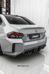 BMW M2CS M2 G87 2023-ON with Aftermarket Parts - V2 Style Rear Diffuser Dry Pre-preg Carbon Fiber / FRP from CMST Tuning