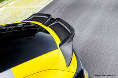 Tesla Model Y Juniper 2026-ON with Aftermarket Parts - V2 Rear Spoiler Carbon Fiber / FRP from CMST Tuning