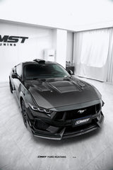Ford Mustang S650 2.3 Ecoboost 5.0 GT Dark Horse 2024-ON with Aftermarket Parts - V3 Hood Carbon Fiber / FRP from CMST Tuning