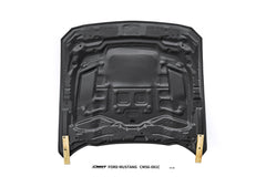 Ford Mustang S650 2.3 Ecoboost 5.0 GT Dark Horse 2024-ON with Aftermarket Parts - V3 Hood Carbon Fiber / FRP from CMST Tuning