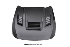 Ford Mustang S650 2.3 Ecoboost 5.0 GT Dark Horse 2024-ON with Aftermarket Parts - V3 Hood Carbon Fiber / FRP from CMST Tuning