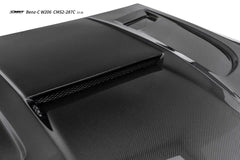 Mercedes Benz C-Class C63S C63 C43 AMG C300 W206 S206 2021-ON with Aftermarket Parts - V3 Hood Carbon Fiber / FRP from CMST Tuning
