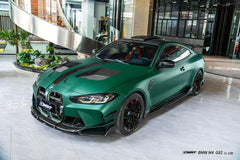 BMW M3CS M3C M3 G80 G81 2021-ON & M4CS M4C M4 G82 G83 2021-ON with Aftermarket Parts - V3 Style Hood Dry Pre-preg Carbon Fiber / FRP from CMST Tuning