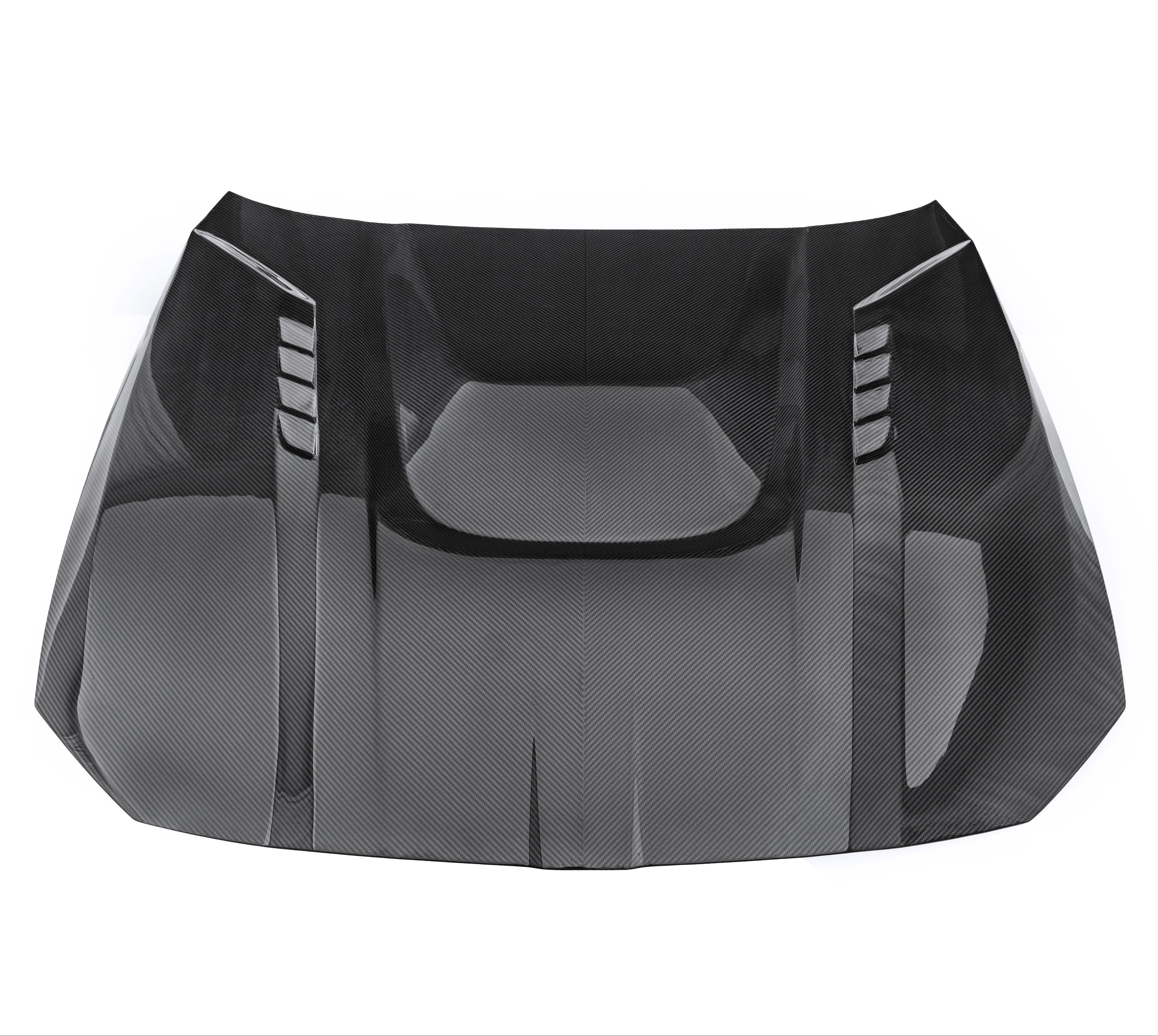 BMW M3CS M3C M3 G80 G81 2021-ON &  M4CS M4C M4 G82 G83 2021-ON with Aftermarket Parts - V4 Style Hood Carbon Fiber / FRP from CMST Tuning