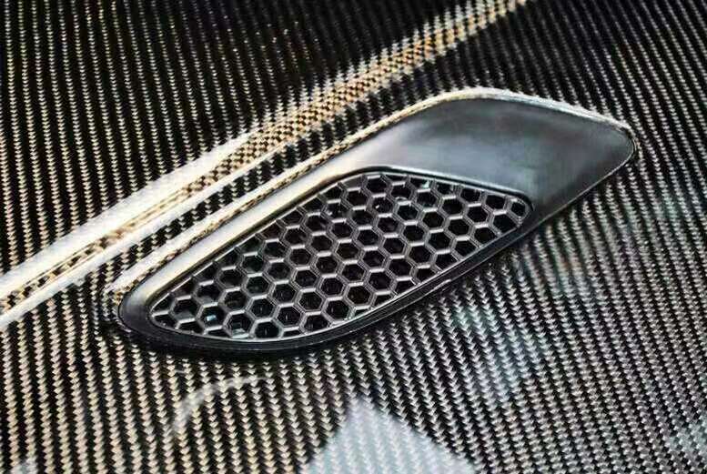 Volkswagen Golf Base GTI R MK6 MK6.5 2010 2011 2012 2013 2014 with Aftermarket Parts - V2 Hood Bonnet Carbon Fiber / FRP from CMST Tuning