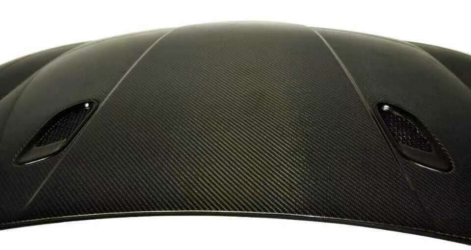 Volkswagen Golf Base GTI R MK6 MK6.5 2010 2011 2012 2013 2014 with Aftermarket Parts - V2 Hood Bonnet Carbon Fiber / FRP from CMST Tuning