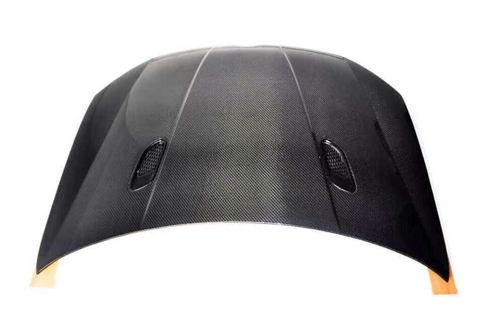 Volkswagen Golf Base GTI R MK6 MK6.5 2010 2011 2012 2013 2014 with Aftermarket Parts - V2 Hood Bonnet Carbon Fiber / FRP from CMST Tuning