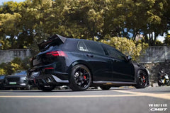 Volkswagen Golf GTI MK8 2022 2023 2024 with Aftermarket Parts - Rear Diffuser Pre-preg Carbon Fiber / FRP from CMST Tuning