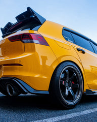 Volkswagen Golf GTI MK8 2022 2023 2024 with Aftermarket Parts - Rear Roof Spoiler Pre-preg Carbon Fiber / FRP from CMST Tuning