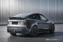 Tesla Model Y Performance AWD Long Range RWD Standard 2020 2021 2022 2023 2024 with Aftermarket Parts - Widebody Wheel Arches Carbon Fiber / FRP from CMST Tuning