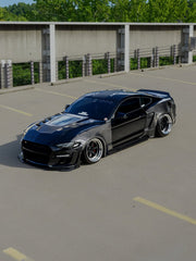 Ford Mustang GT 5.0 Mach1 Bullitt Ecoboost 2.3 S550.2 2018 2019 2020 2021 2022 2023 with Aftermarket Parts - Widebody Front Fenders & Wheel Arches Carbon Fiber / FRP from CMST Tuning