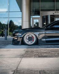 Ford Mustang GT 5.0 Mach1 Bullitt Ecoboost 2.3 S550.2 2018 2019 2020 2021 2022 2023 with Aftermarket Parts - Widebody Front Fenders & Wheel Arches Carbon Fiber / FRP from CMST Tuning