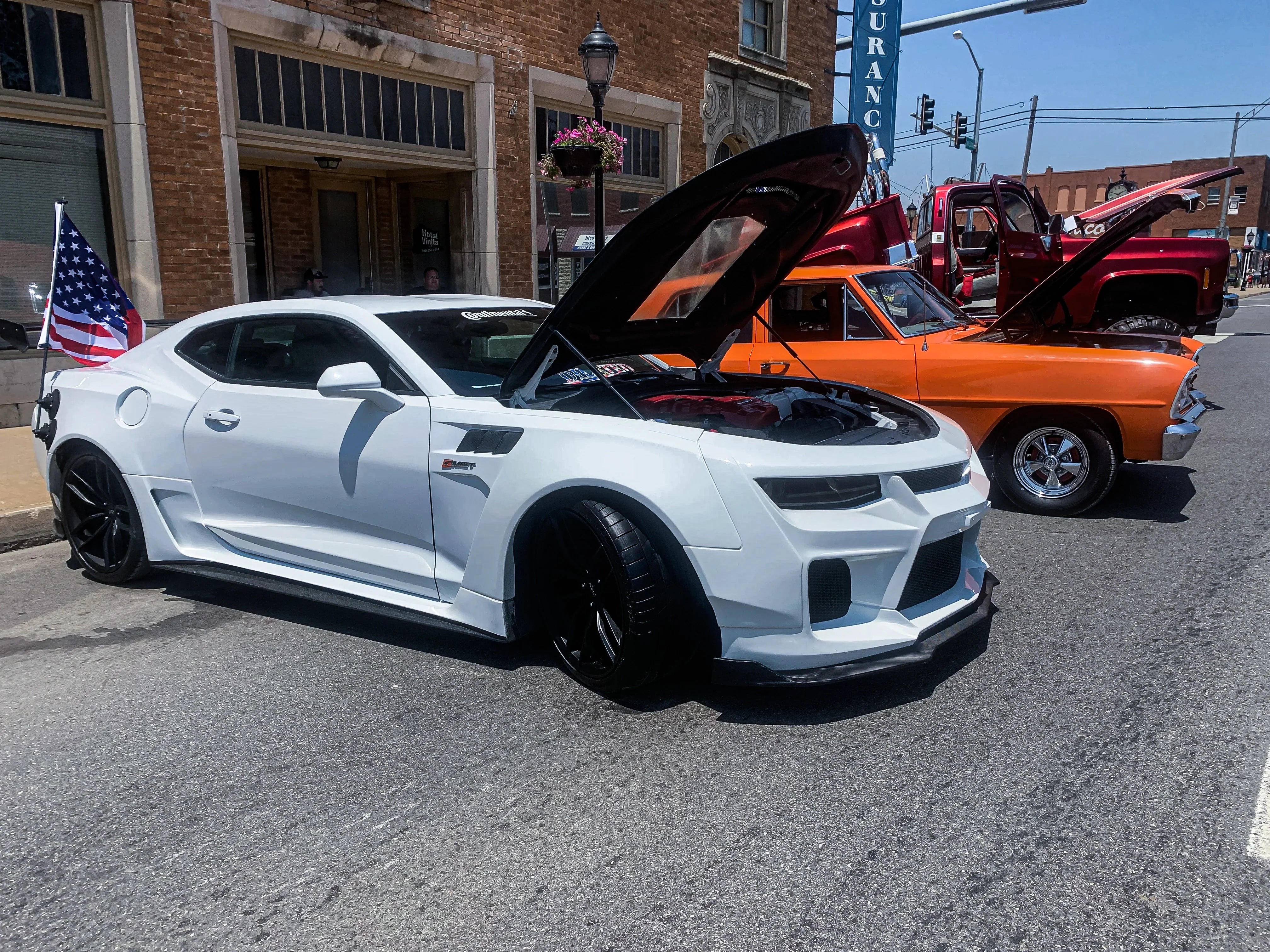 Chevrolet Camaro 6th Gen Z/28 2SS 1SS 3LT 2LT 1LT 2LS 1LS 2015-2024 & Camaro 6th Gen ZL1 2017-2024 with Aftermarket Parts - Widebody Style Front Fenders & Rear Quarter Panel Fender Carbon Fiber / FRP from  CMST Tuning
