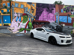 Chevrolet Camaro 6th Gen Z/28 2SS 1SS 3LT 2LT 1LT 2LS 1LS 2015-2024 & Camaro 6th Gen ZL1 2017-2024 with Aftermarket Parts - Widebody Style Front Fenders & Rear Quarter Panel Fender Carbon Fiber / FRP from  CMST Tuning
