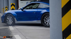 Porsche 991 991.1 911 Carrera Base/S/T 2012 2013 2014 2015 2016 &  991 991.2 911 Carrera Base/S/T 2017 2018 2019 with Aftermarket Parts - Widebody Lower Side Skirts Extensions Carbon Fiber / FRP from CMST Tuning