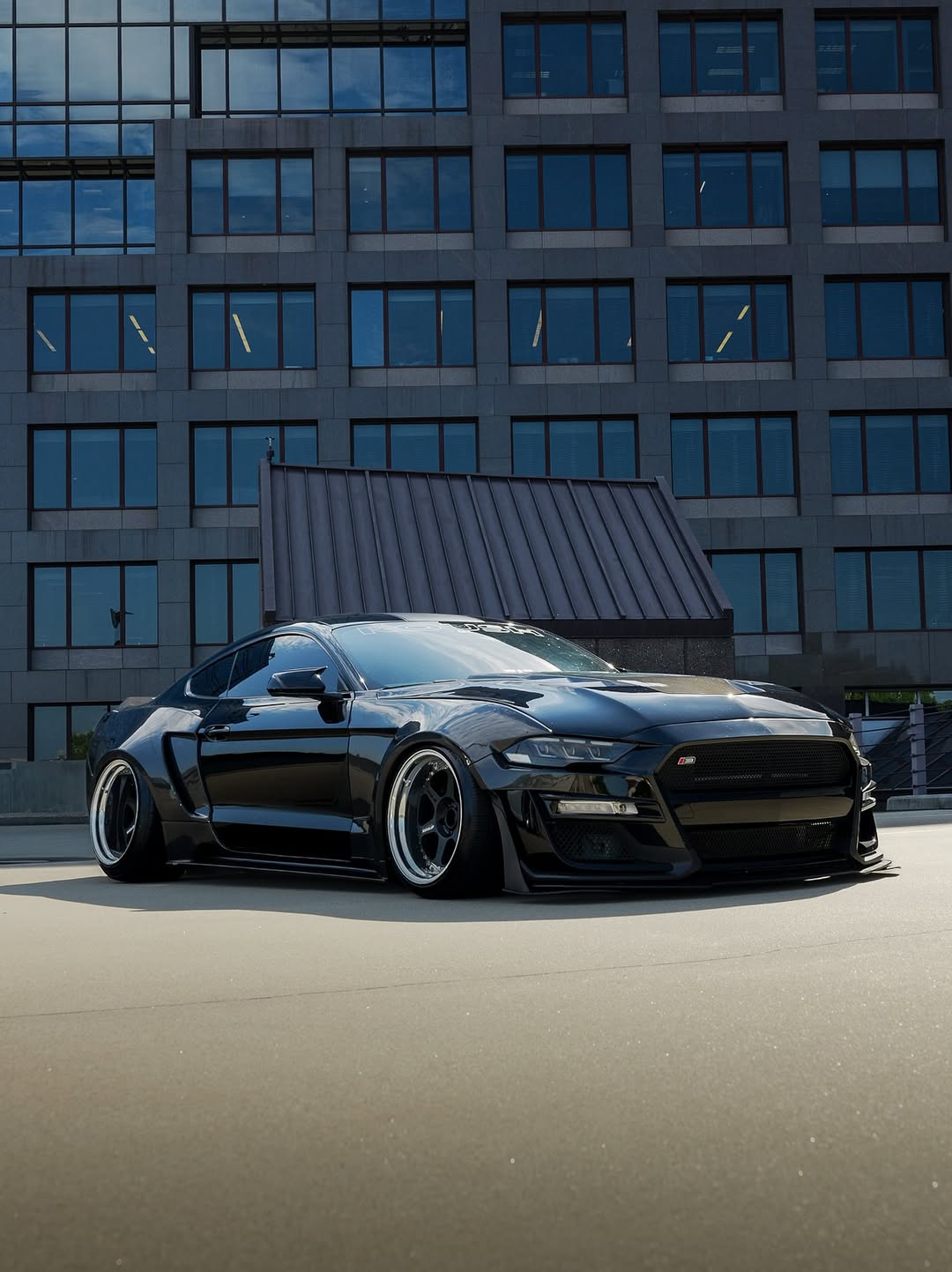 Ford Mustang GT 5.0 Mach1 Bullitt Ecoboost 2.3 S550.2 2018-2023 (Designed to be compatible with CMST S550.2 widebody kit. Goes over OEM rocker panel.) with Aftermarket Parts - Widebody Style Side Skirts Carbon Fiber / FRP from CMST Tuning