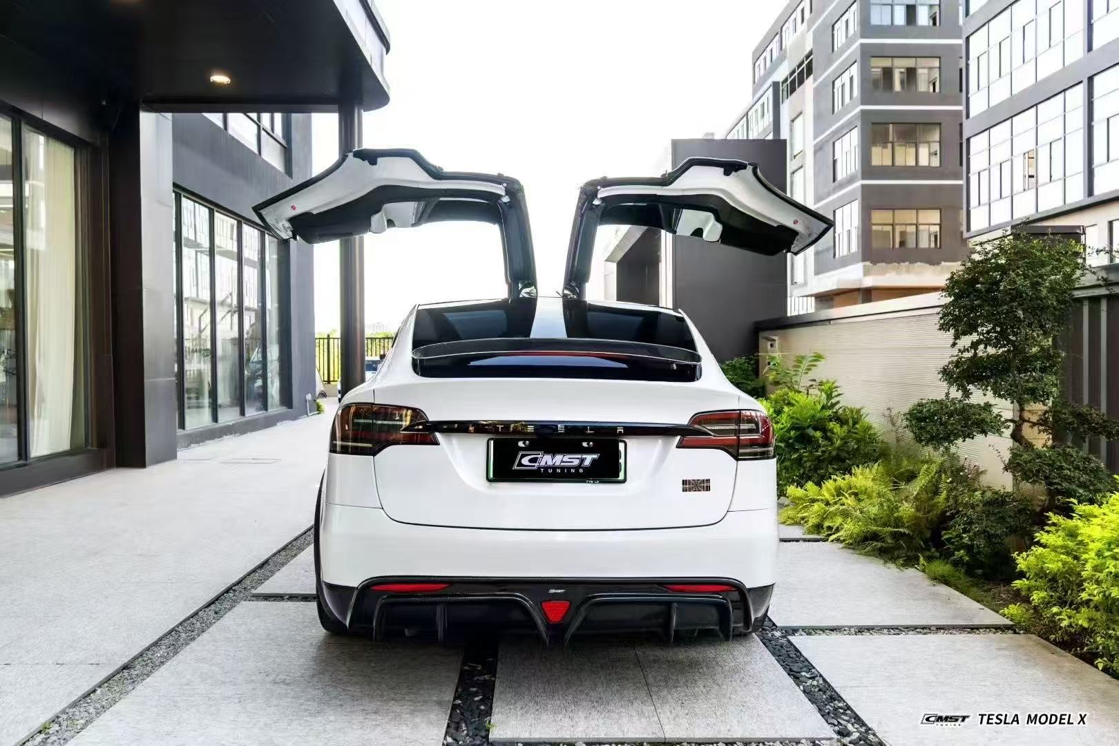 CMST Tuning Carbon Fiber Rear Diffuser for Tesla Model X 2022-ON