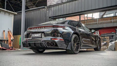 Porsche Panamera 976 Base 4 4S E-Hybird GTS Turbo 2024 with Aftermarket Parts - Side Skirts Pre-preg Carbon Fiber / FRP from CMST Tuning
