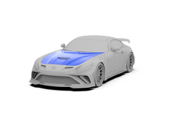Mercedes Benz AMG GT/GTS/GTC/GTR C190 (fits both Pre-facelift & facelift) 2015 2016 2017 2018 2019 2020 2021 with Aftermarket Parts - Paragon Style Hood Carbon Fiber / FRP from Robot Craftsman