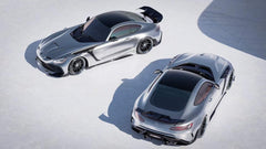 Mercedes Benz AMG GT/GTS/GTC C190 (fits both Pre-facelift & facelift) 2015 2016 2017 2018 2019 2020 2021 with Aftermarket Parts - Paragon Style Front Bumper & Lip Carbon Fiber / FRP from Robot Craftsman