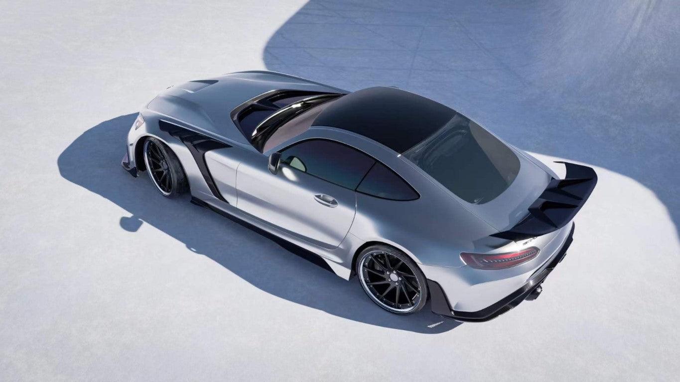 Mercedes Benz AMG GT/GTS/GTC/GTR C190 (fits both Pre-facelift & facelift) 2015 2016 2017 2018 2019 2020 2021 with Aftermarket Parts - Paragon Rear Wing Carbon Fiber / FRP from Robot Craftsman
Mercedes Benz AMG GT/GTS/GTC/GTR C190 (fits both Pre-facelift & facelift) 2015 2016 2017 2018 2019 2020 2021 with Aftermarket Parts - Paragon Rear Wing Carbon Fiber / FRP from Robot Craftsman