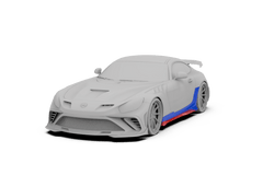Mercedes Benz AMG GT/GTS C190 (fits both Pre-facelift & facelift) 2015 2016 2017 2018 2019 2020 2021 with Aftermarket Parts - Paragon Side Skirts Carbon Fiber / FRP from Robot Craftsman