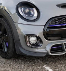 MINI Cooper JCW (John Cooper Works) S Base F56 LCI 2022-ON with Aftermarket Parts - Fog Light Bezel Carbon Fiber/FRP from Geex Village