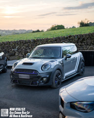 MINI Cooper JCW (John Cooper Works) S Base F56 LCI 2022-ON with Aftermarket Parts - Fog Light Bezel Carbon Fiber/FRP from Geex Village