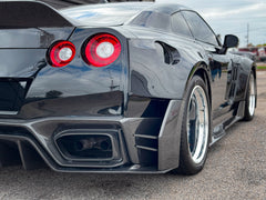 Robot Craftsman "GODZILLA" Widebody Rear Diffuser for Nissan GTR R35 2008-ON