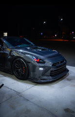 Nissan GTR Nismo T-Spec Black Edition Track Eidtion Premium Pure 2008 2009 2010 2011 2012 2013 2014 2015 2016 2017 2018 2019 2020 2021 2022 2023 with Aftermarket Parts - Vented Front Fenders Pre-preg Carbon Fiber / FRP from& CMST Tuning