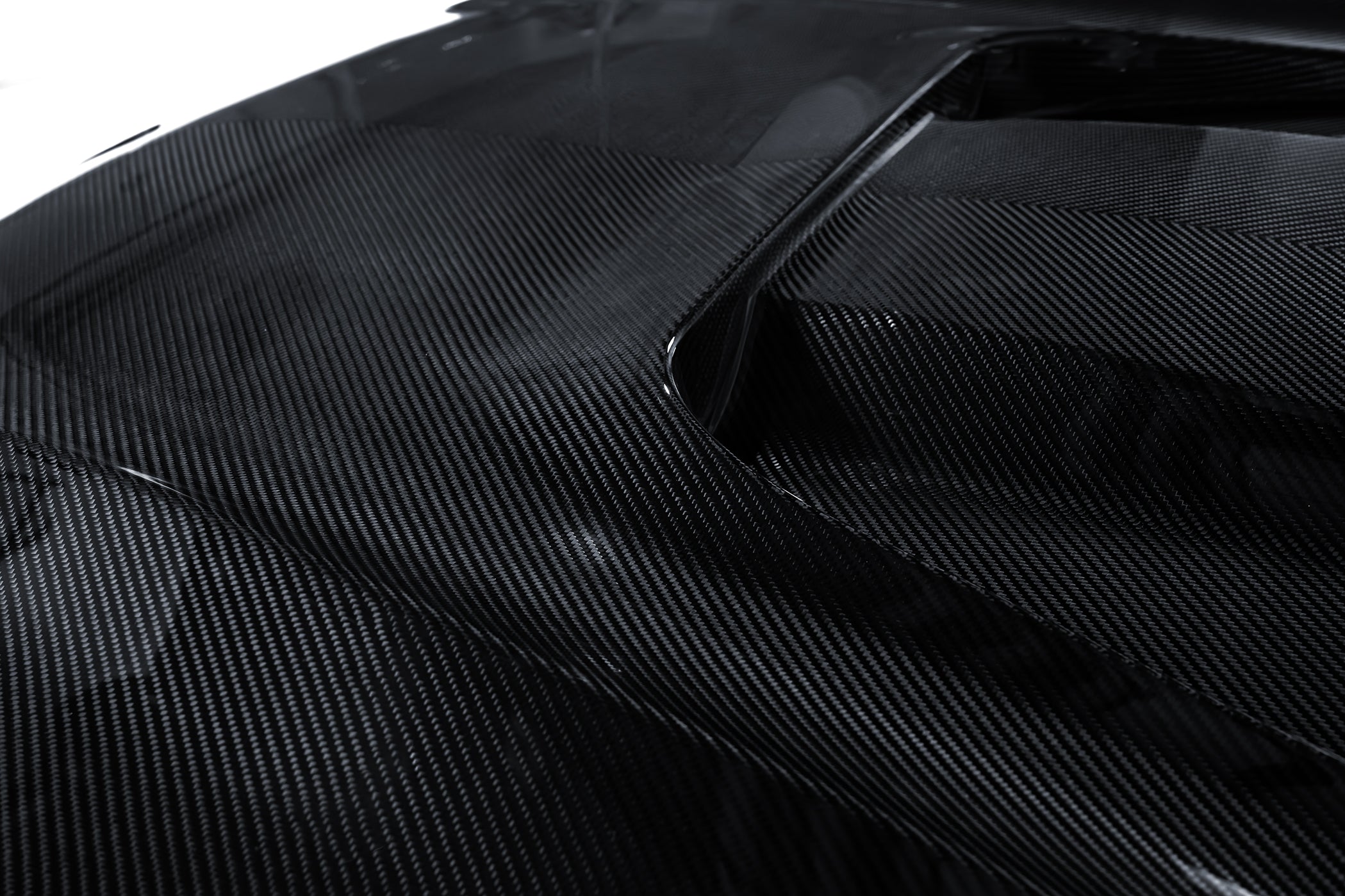 BMW M8 M8C F91 F92 F93 2019-ON with Aftermarket Parts - PT Hood Trim Pre-preg Carbon Fiber from Ventus Veloce