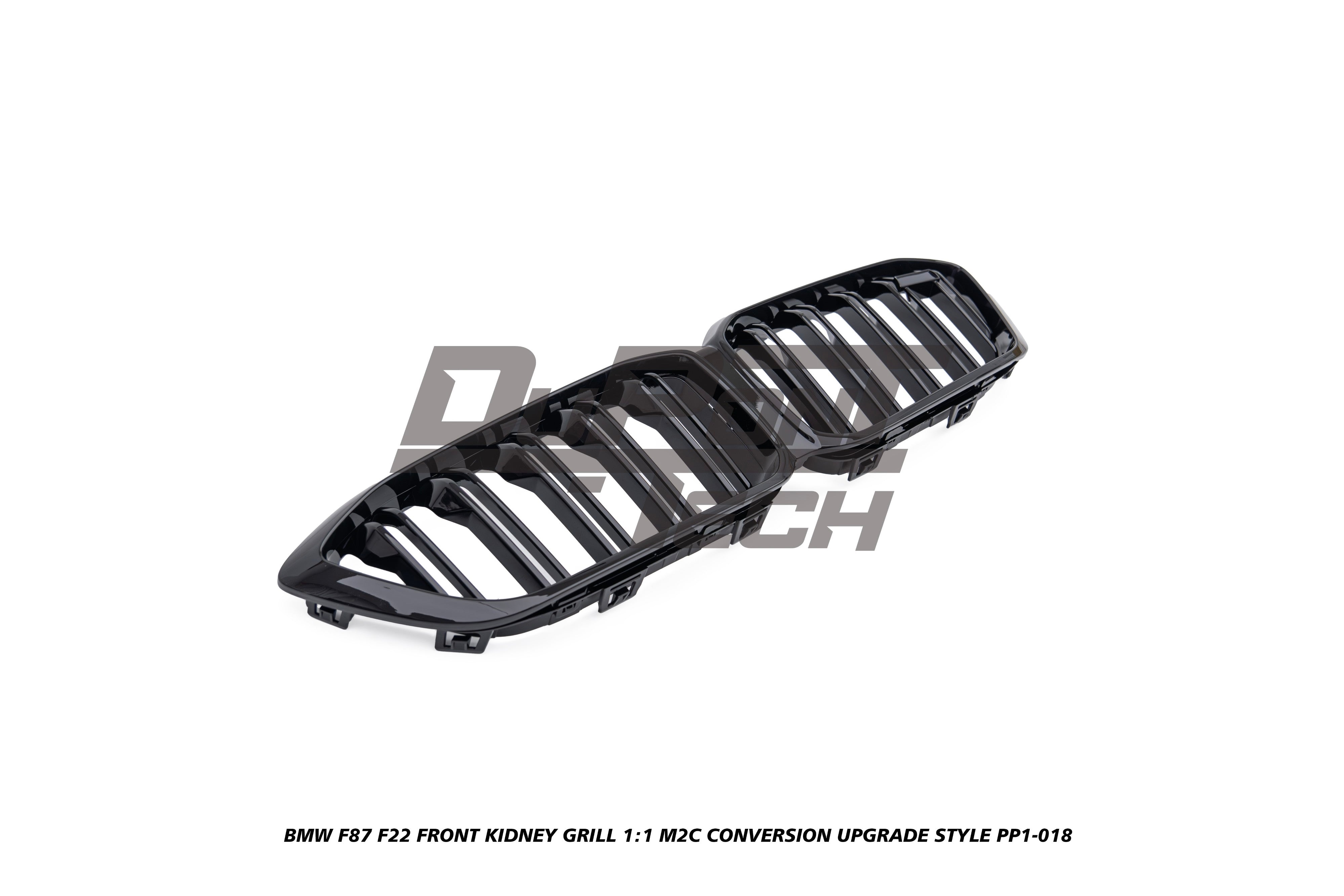 BMW M2C F87 2016 2017 2018 2019 2020 2021 & 2 Series M240i M235i 230i 228i F22 2014 2015 2016 2017 2018 2019 2020 2021 with Aftermarket Parts - 1:1 M2C Conversion Upgrade Style Front Kidney Grill ABS from DuPont Tech