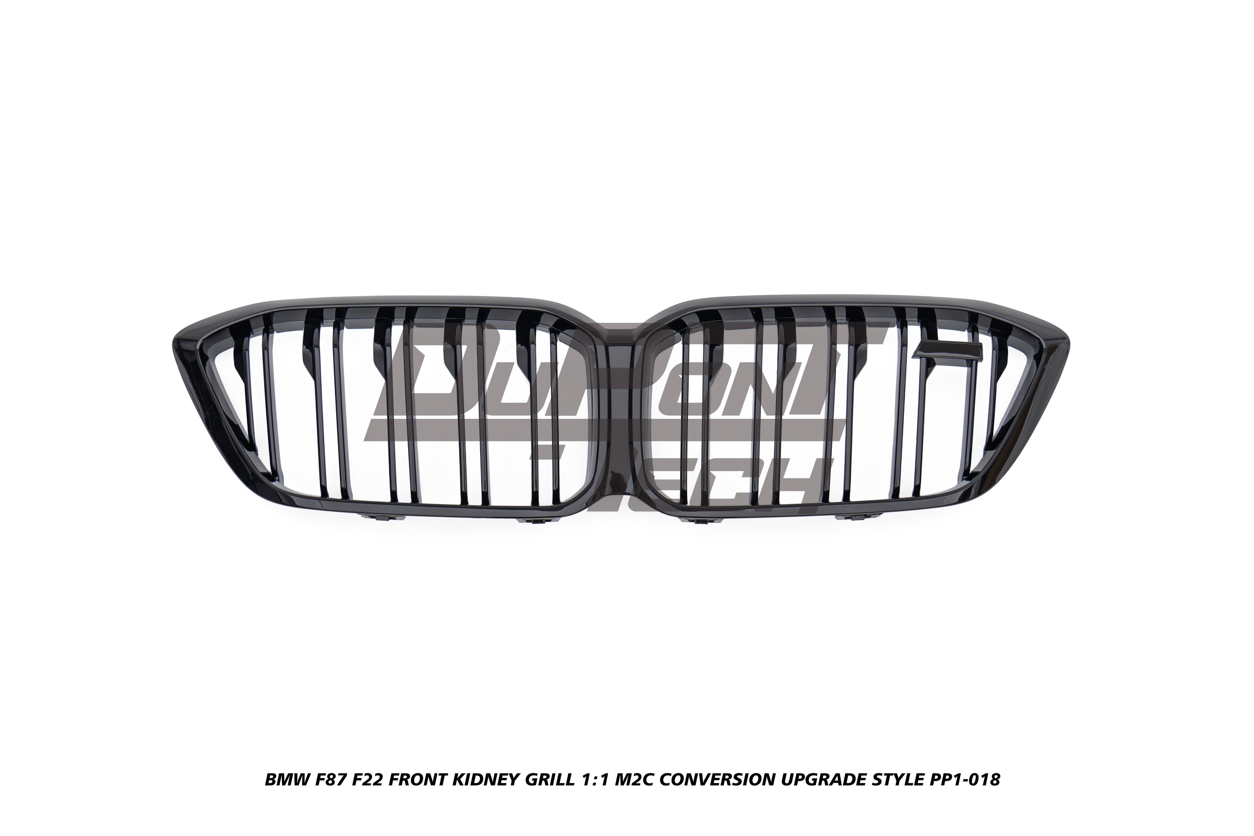 BMW M2C F87 2016 2017 2018 2019 2020 2021 & 2 Series M240i M235i 230i 228i F22 2014 2015 2016 2017 2018 2019 2020 2021 with Aftermarket Parts - 1:1 M2C Conversion Upgrade Style Front Kidney Grill ABS from DuPont Tech