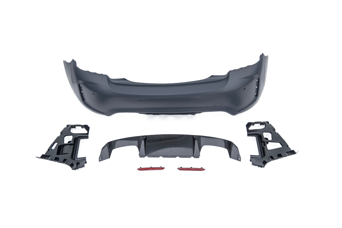 BMW M2/M2C F87 2016 2017 2018 2019 2020 2021 & 2 Series M240i M235i 230i 228i F22 2014 2015 2016 2017 2018 2019 2020 2021 with Aftermarket Parts - 1:1 M2C Conversion Upgrade Style Rear Bumper PP Polypropylene from DuPont Tech