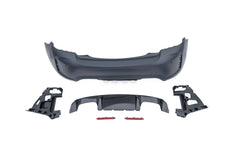 BMW M2/M2C F87 2016 2017 2018 2019 2020 2021 & 2 Series M240i M235i 230i 228i F22 2014 2015 2016 2017 2018 2019 2020 2021 with Aftermarket Parts - 1:1 M2C Conversion Upgrade Style Rear Bumper PP Polypropylene from DuPont Tech
