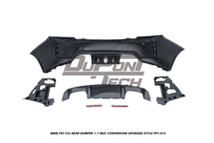 BMW M2/M2C F87 2016 2017 2018 2019 2020 2021 & 2 Series M240i M235i 230i 228i F22 2014 2015 2016 2017 2018 2019 2020 2021 with Aftermarket Parts - 1:1 M2C Conversion Upgrade Style Rear Bumper PP Polypropylene from DuPont Tech