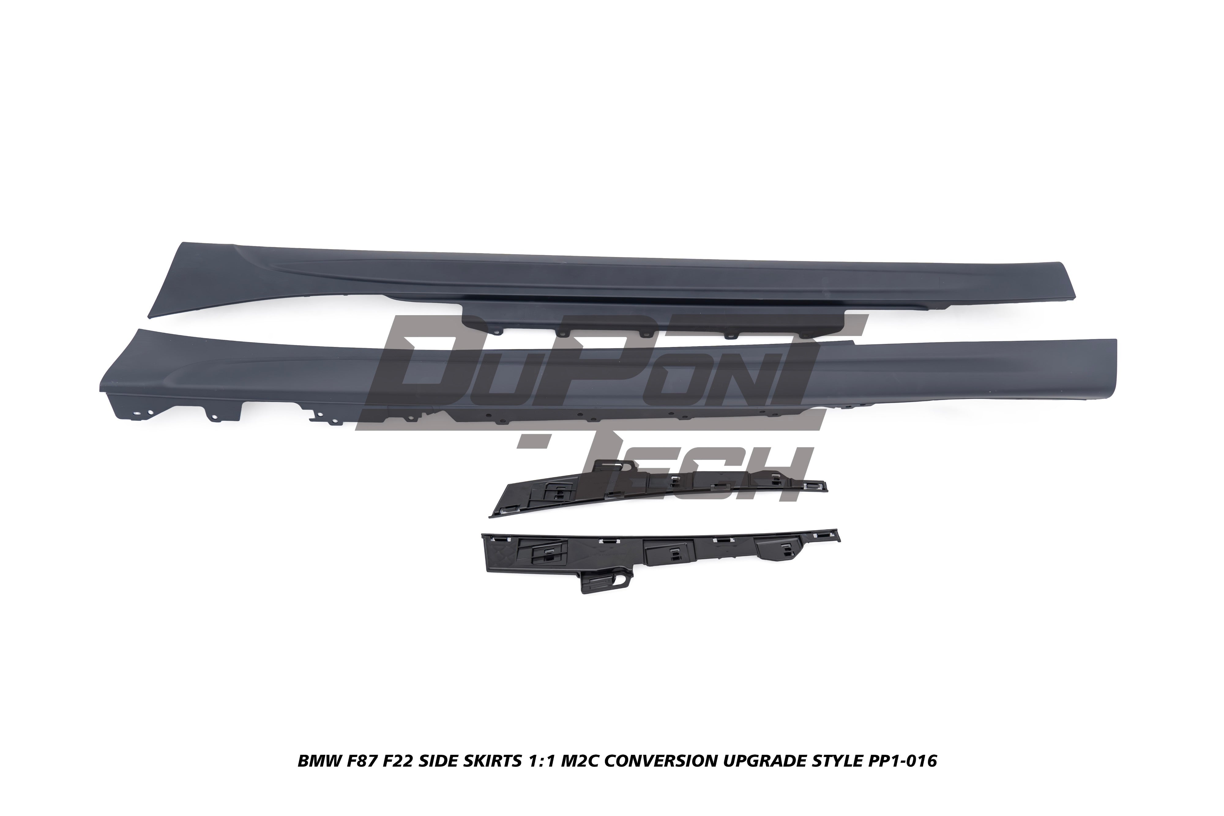 BMW M2/M2C F87 2016 2017 2018 2019 2020 2021 &  2 Series M240i M235i 230i 228i F22 2014 2015 2016 2017 2018 2019 2020 2021 with Aftermarket Parts - 1:1 M2C Conversion Upgrade Style Side Skirts PP Polypropylene from DuPont Tech