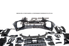 BMW X5 G05 M50i x/s Drive 40i Pre-LCI 2019 2020 2021 2022 2023 with Aftermarket Parts - 1:1 M Performance Conversion Style Front Bumper PP Polypropylene from DuPont Tech