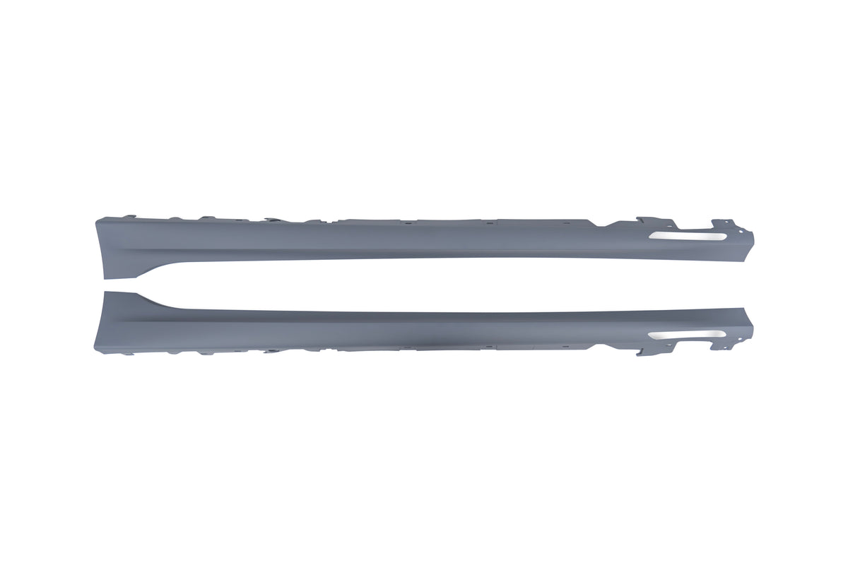 BMW 3 Series M340i 330i 320i G20 G21 Pre-LCI 2019 2020 2021 2022 with Aftermarket Parts - 1:1 M Performance Conversion Style Side Skirts PP Polypropylene from DuPont Tech