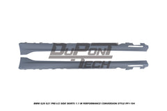 BMW 3 Series M340i 330i 320i G20 G21 Pre-LCI 2019 2020 2021 2022 with Aftermarket Parts - 1:1 M Performance Conversion Style Side Skirts PP Polypropylene from DuPont Tech